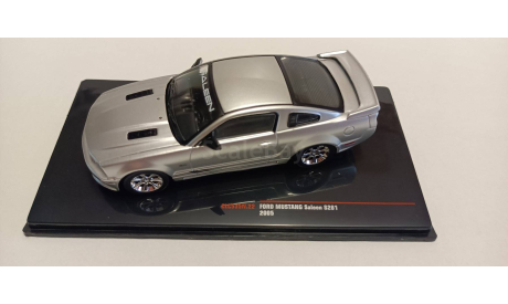 FORD Mustang Saleen S281 2005 Silver 1-43 ixo CLC535, масштабная модель, 1:43, 1/43