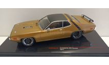 PLYMOUTH GTX Runner 1971 Gold Metallic/Black 1-43 ixo CLC529, масштабная модель, 1:43, 1/43