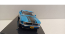 FORD Mustang Boss 302 1970 Blue 1-4 ixo CLC569, масштабная модель, 1:43, 1/43