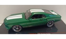 FORD Mustang Custom 1969 Green Metallic/White 1-43 ixo CLC530, масштабная модель, scale43