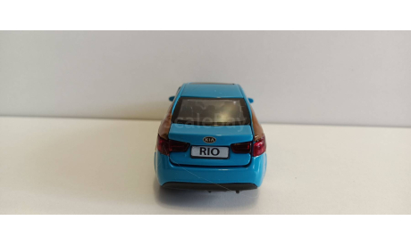 Kia Rio Каршеринг, (двери, багаж,) инерц, 12см техно парк, масштабная модель