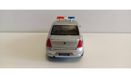Renault Logan Полиция,(открыв. двери) 12см техно парк, масштабная модель, scale0