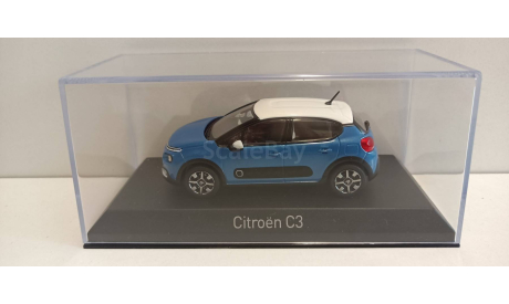 CITROEN C3 2016 Cobalt Blue/White 1-43 norev 155268, масштабная модель, Citroën, 1:43, 1/43