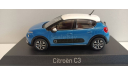 CITROEN C3 2016 Cobalt Blue/White 1-43 norev 155268, масштабная модель, Citroën, 1:43, 1/43