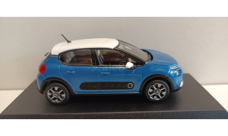 CITROEN C3 2016 Cobalt Blue/White 1-43 norev 155268, масштабная модель, Citroën, 1:43, 1/43