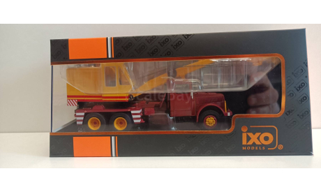 экскаватор TATRA 111 D-030 A 1958 Red/Yellow 1-43 ixo TRU042, масштабная модель, 1:43, 1/43