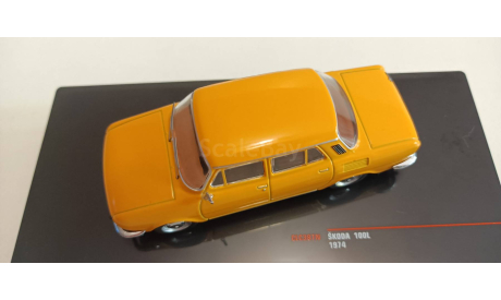 SKODA 100L 1974 Orange 1-43 ixo CLC387, масштабная модель, Škoda, 1:43, 1/43