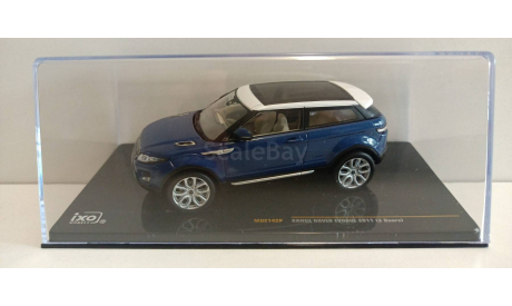 RANGE ROVER EVOQUE (3 двери) 2011 Baltic Blue and White 1-43 ixo MOC142, масштабная модель, scale43