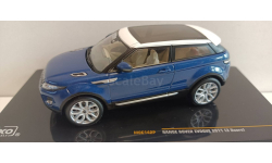 RANGE ROVER EVOQUE (3 двери) 2011 Baltic Blue and White 1-43 ixo MOC142