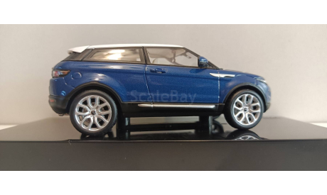 RANGE ROVER EVOQUE (3 двери) 2011 Baltic Blue and White 1-43 ixo MOC142, масштабная модель, scale43