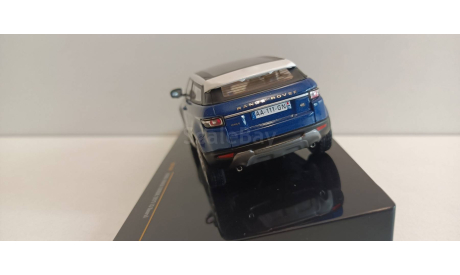 RANGE ROVER EVOQUE (3 двери) 2011 Baltic Blue and White 1-43 ixo MOC142, масштабная модель, scale43