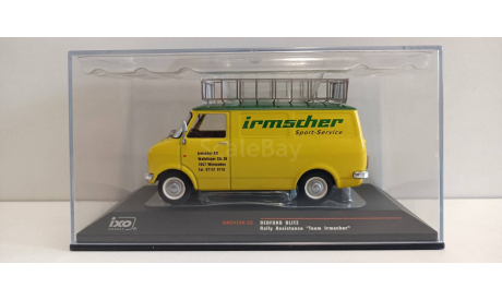 BEDFORD Blitz CF техничка ’Team Irmscher’ с багажником 1974 1-43 ixo RAC419, масштабная модель, 1:43, 1/43