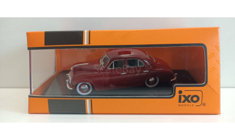 SKODA 1200 1952 Dark Red 1-43 ixo CLC371, масштабная модель, scale43, Škoda