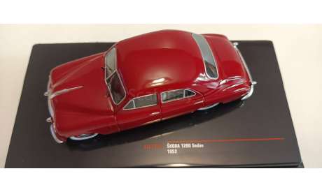 SKODA 1200 1952 Dark Red 1-43 ixo CLC371, масштабная модель, scale43, Škoda