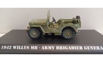 WILLYS MB 4x4 Army Brigadier General 1942 (из т/с ’M.A.S.H.’) 1-43 GREENLIGHT 86593, масштабная модель, 1:43, 1/43