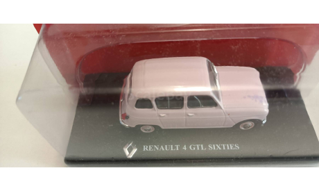 RENAULT 4 GTL Sixties 1985 Pink 1-43 ALTAYA R4P065, масштабная модель, 1:43, 1/43