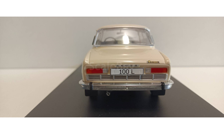 SKODA 100 L 1969 Light Beige 1-24  WHITEBOX WB124077, масштабная модель, scale24, Škoda
