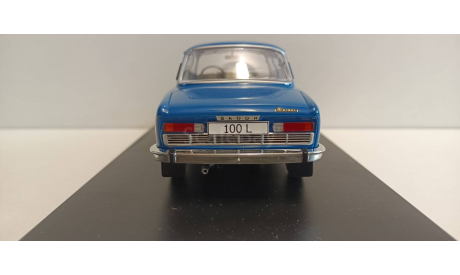 SKODA 100L 1974 Blue  1-24  WHITEBOX  WB124107, масштабная модель, Škoda, 1:24, 1/24