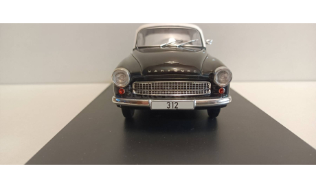 WARTBURG 312 1965 Black/White  1-24  WHITEBOX  WB124096, масштабная модель, машина, 1:24, 1/24