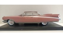CADILLAC Eldorado Seville 1959 Light Pink 1-24 WHITEBOX WB124235, масштабная модель, 1:24, 1/24