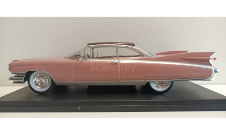 CADILLAC Eldorado Seville 1959 Light Pink 1-24 WHITEBOX WB124235, масштабная модель, 1:24, 1/24
