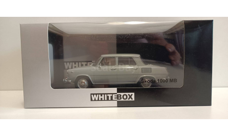 SKODA 1000 MB 1965 Light Grey  1-24  WHITEBOX  WB124097, масштабная модель, Škoda, 1:24, 1/24