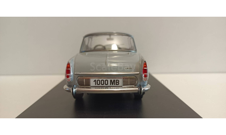 SKODA 1000 MB 1965 Light Grey  1-24  WHITEBOX  WB124097, масштабная модель, Škoda, 1:24, 1/24