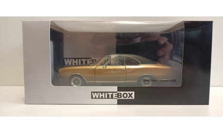OPEL Commodore A GS/E Coupe 1970 Gold/Black  1-24  WHITEBOX  WB124105, масштабная модель, 1:24, 1/24