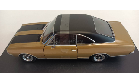 OPEL Commodore A GS/E Coupe 1970 Gold/Black  1-24  WHITEBOX  WB124105, масштабная модель, 1:24, 1/24