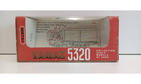 коробка для моделей  камаз-5320 с тентом 1-43 элекон, боксы, коробки, стеллажи для моделей