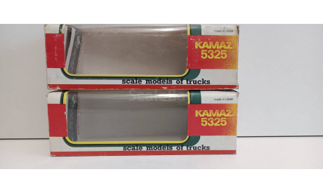коробка для моделей  камаз-5325 с тентом. 1-43 элекон, боксы, коробки, стеллажи для моделей
