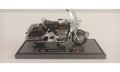мотоцикл HARLEY-DAVIDSON 1966 FLH Electra Glide 1-18 maisto 39360, масштабная модель мотоцикла, 1:18, 1/18