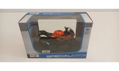 мотоцикл KTM RC 390 1-18 maisto 39300, масштабная модель мотоцикла, 1:18, 1/18