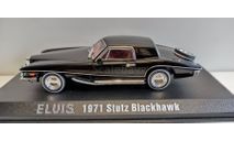 STUTZ Blackhawk Elvis Presley 1971 Black 1-43 GREENLIGHT 86503, масштабная модель, 1:43, 1/43