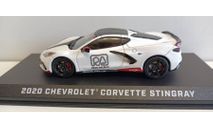 CHEVROLET Corvette C8 Stingray Coupe ’Road America Official Pace Car’ 2020 1-43 GREENLIGHT 86623, масштабная модель, scale43