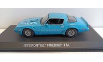 PONTIAC Firebird Trans Am Hardtop 1979 Atlantis Blue with Hood Phoenix 1-43 GREENLIGHT 86348, масштабная модель, 1:43, 1/43
