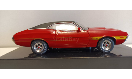 FORD Gran Torino Sport 1972 Red 1-43 IXO CLC565, масштабная модель, 1:43, 1/43