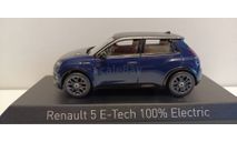 RENAULT 5 E-Tech Electric 2025 Midnight Blue 1-43 NOREV 510555, масштабная модель, 1:43, 1/43
