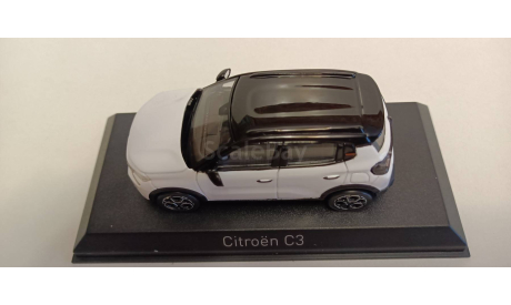 CITROEN C3 2024 Polar White/Black 1-43 NOREV 155311, масштабная модель, Citroën, 1:43, 1/43