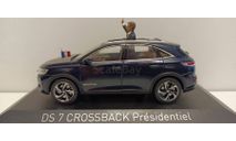 CITROEN DS7 Crossback с фигуркой президента Франции Э.Макрона 2017  1-43 NOREV 170012, масштабная модель, scale43, Citroën