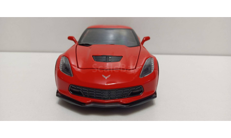 CHEVROLET Corvette Z06 Coupe 2019 Torch Red 1-24 GREENLIGHT 18251, масштабная модель, 1:24, 1/24