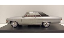 OPEL Diplomat A V8 Coupe 1965 Silver/Black 1-24 WHITEBOX WB124082, масштабная модель, 1:24, 1/24