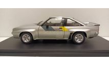 OPEL Manta B 400 1981 Silver 1-24 WHITEBOX WB124043, масштабная модель, scale24