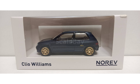 RENAULT Clio Williams 1993 Dark Blue Metallic 1-43 NOREV 517522, масштабная модель, 1:43, 1/43