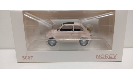 FIAT 500 F 1965 Light Pink 1-43 NOREV 771200, масштабная модель, 1:43, 1/43