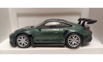PORSCHE 911 GT3 RS Coupe (992) 2022 Malachite Green/Black 1-43 NOREV 750069, масштабная модель, 1:43, 1/43