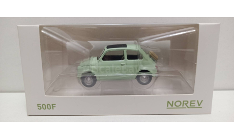 FIAT 500 F 1965 Light Green 1-43 NOREV 771201, масштабная модель, 1:43, 1/43