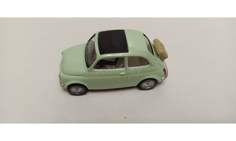 FIAT 500 F 1965 Light Green 1-43 NOREV 771201, масштабная модель, 1:43, 1/43