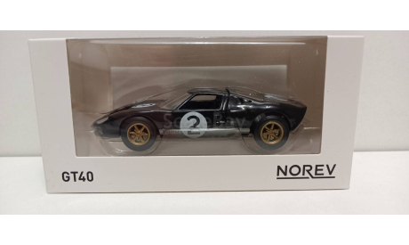 FORD GT40 #2 Winner Le Mans 1966 Black 1-43 NOREV 270574, масштабная модель, scale43