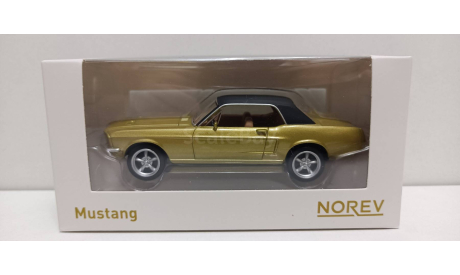 FORD Mustang Coupe 1968 Green Metallic 1-43 NOREV 270585, масштабная модель, 1:43, 1/43
